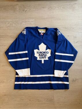 Toronto Maple Leafs Blue KOHO Hockey Jersey with White Logo